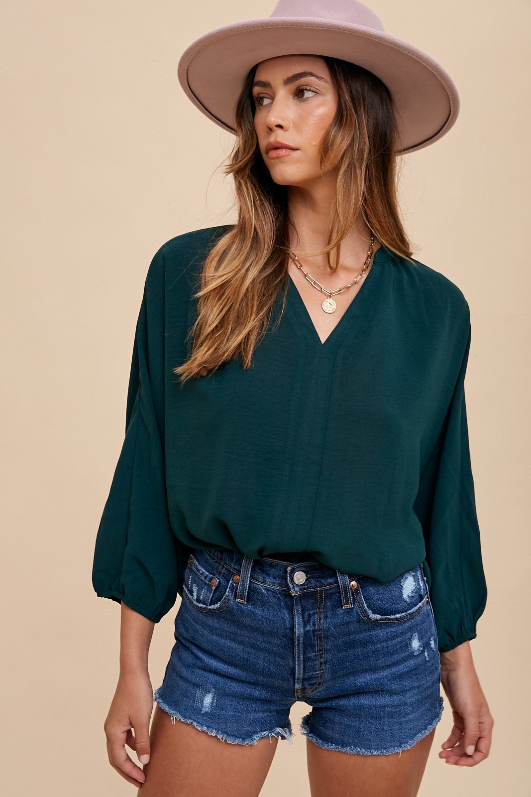 No Going Back Top | Teal