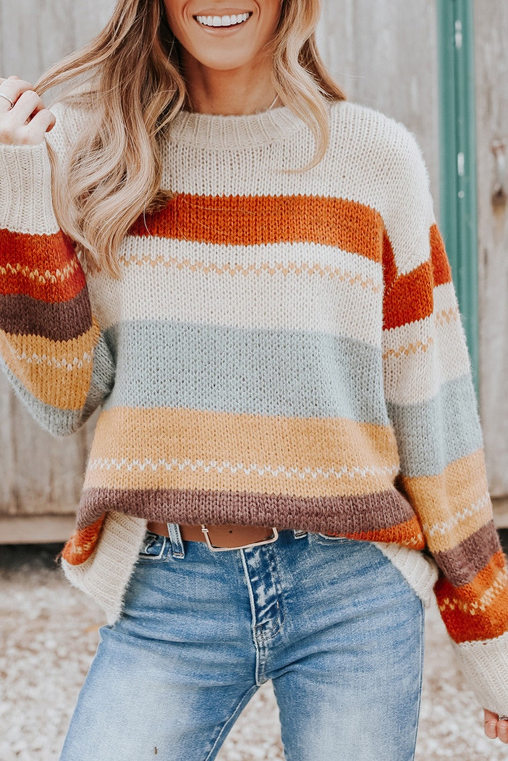Simply Misunderstood Striped Sweater 