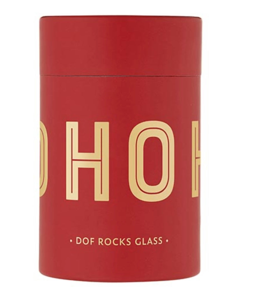 HOHOHO Rock Glass With Gift Box