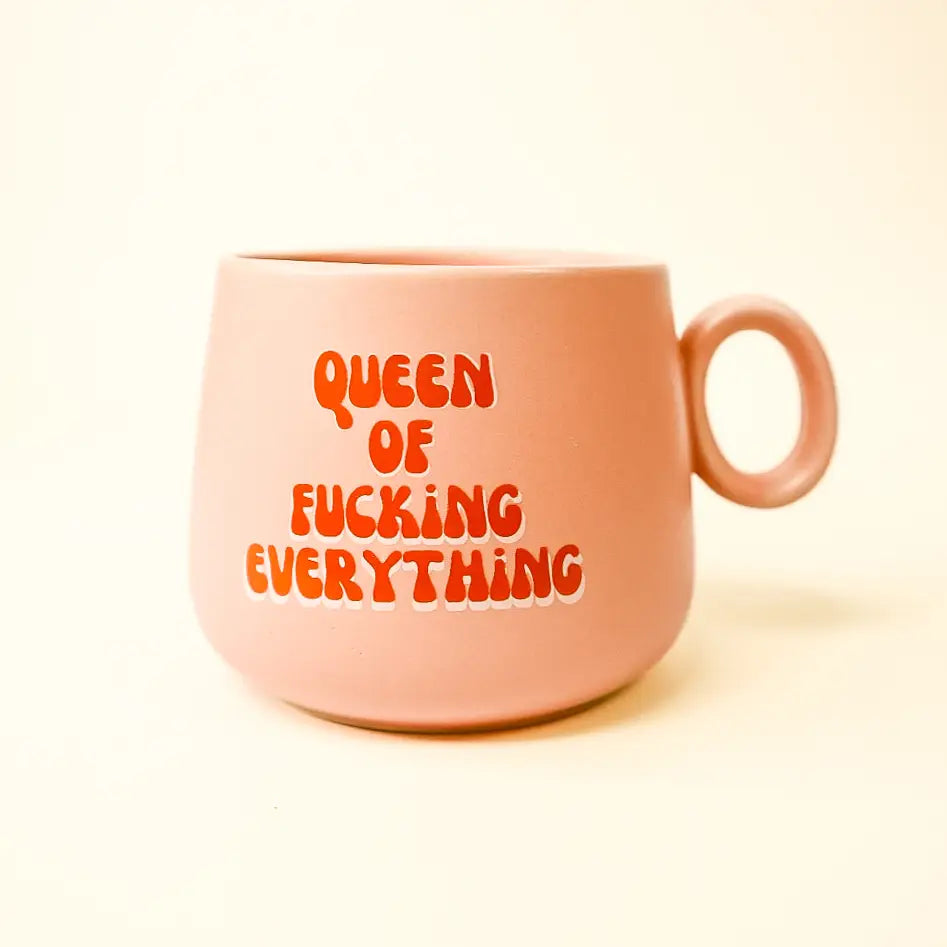 Queen of Everything Cappuccino Mug