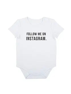 Follow Me On Instragram Baby Onesie 