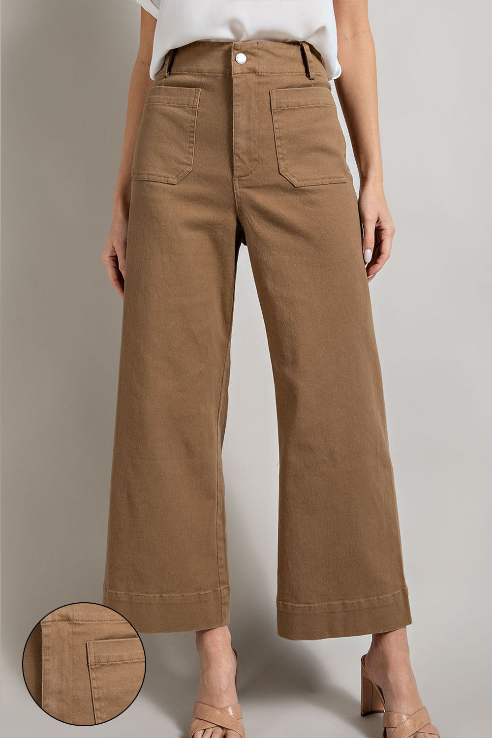 Soft Washed Wide Leg Pants | Coco 