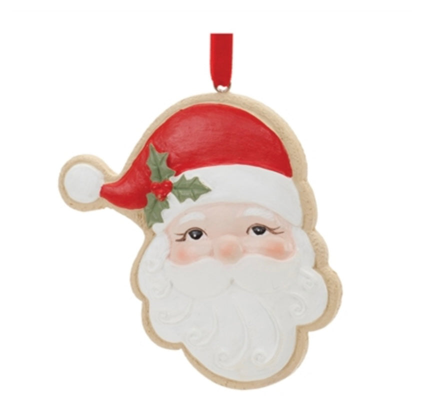 Santa Cookie Ornament