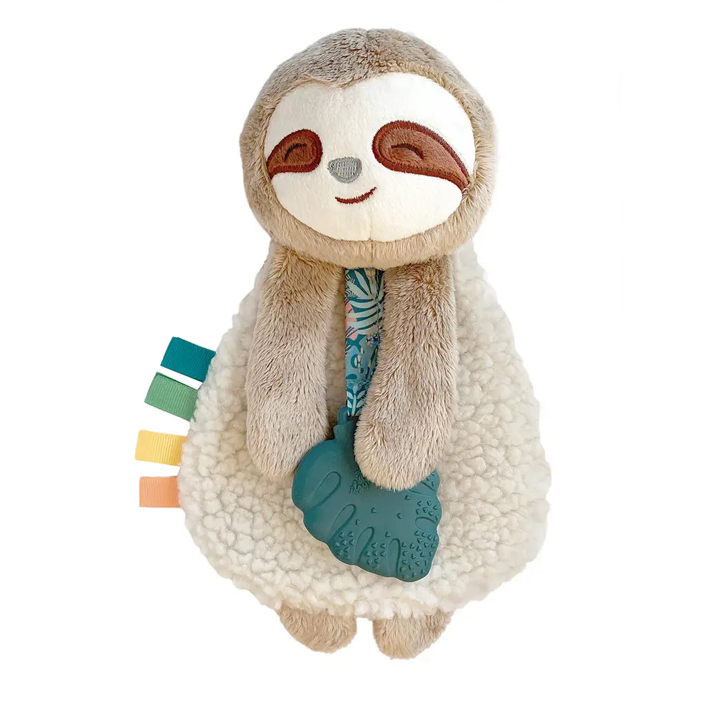 Sloth Itzy Friends Itzy Lovey Plush with Silicone Teether Toy