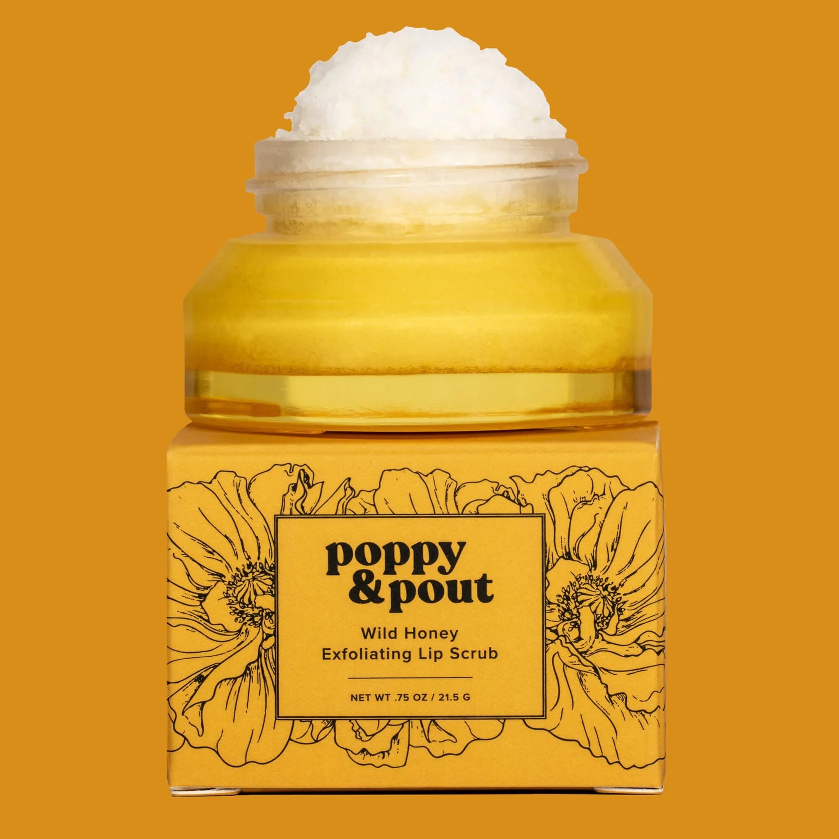 Poppy + Pout Wild Honey Lip Scrub