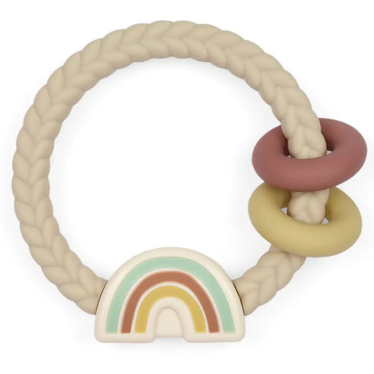 Rainbow Ritzy Rattle Silicone Teether Rattles