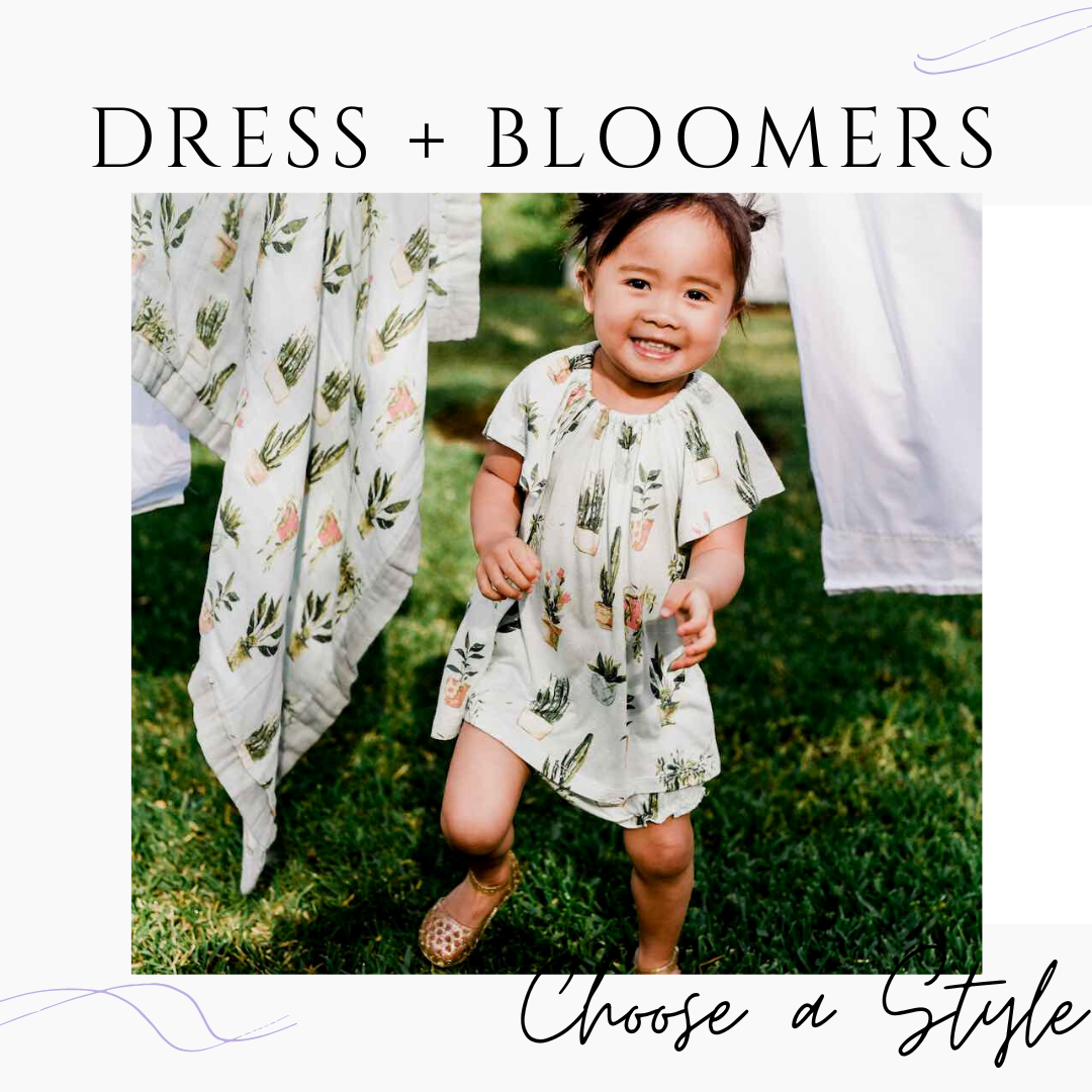 Milkbarn Dress + Bloomer Set