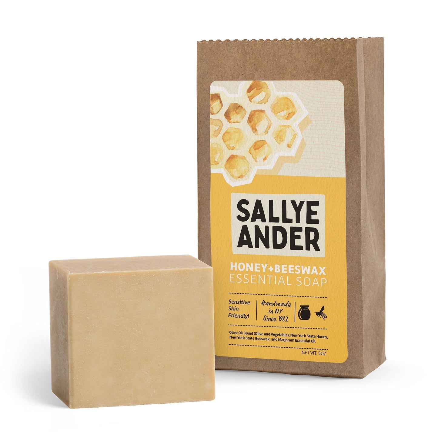 Honey + Beeswax | Sallye Ander Goat Milk Soap