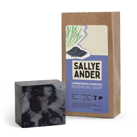 Lemongrass + Charcoal | Sallye Ander Goat Milk Soap