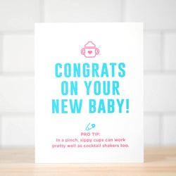Congrats on the New Baby Humor Card