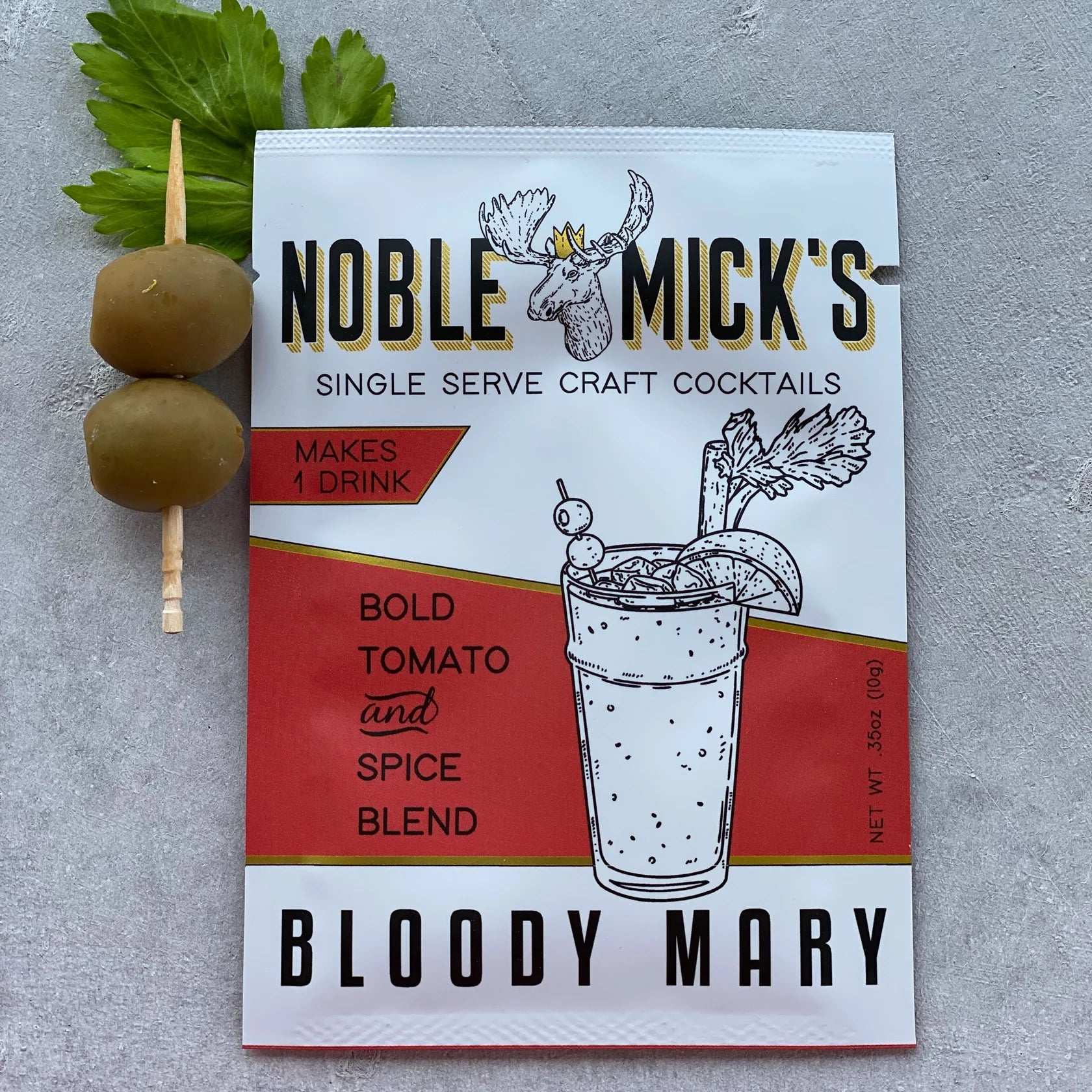 Noble Mick’s Single Serve Craft Cocktail- Bloody Mary