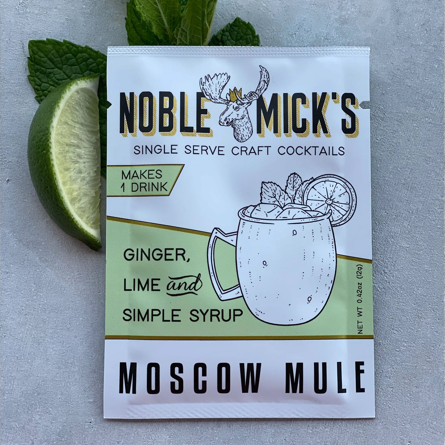 Noble Mick’s Single Serve Craft Cocktail- Moscow Mule