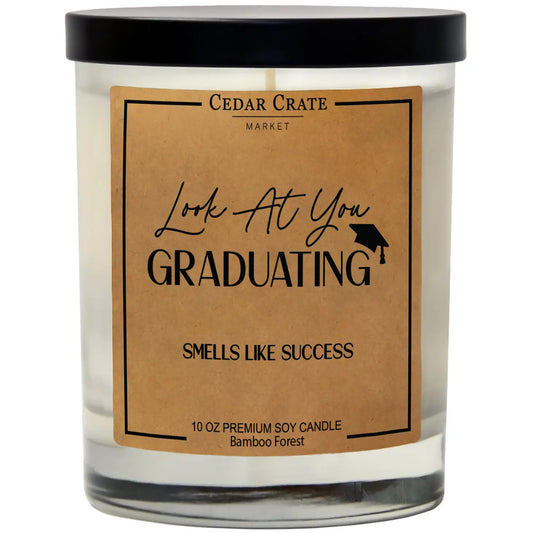 Look at You Graduating - Cedar Crate Market Candles