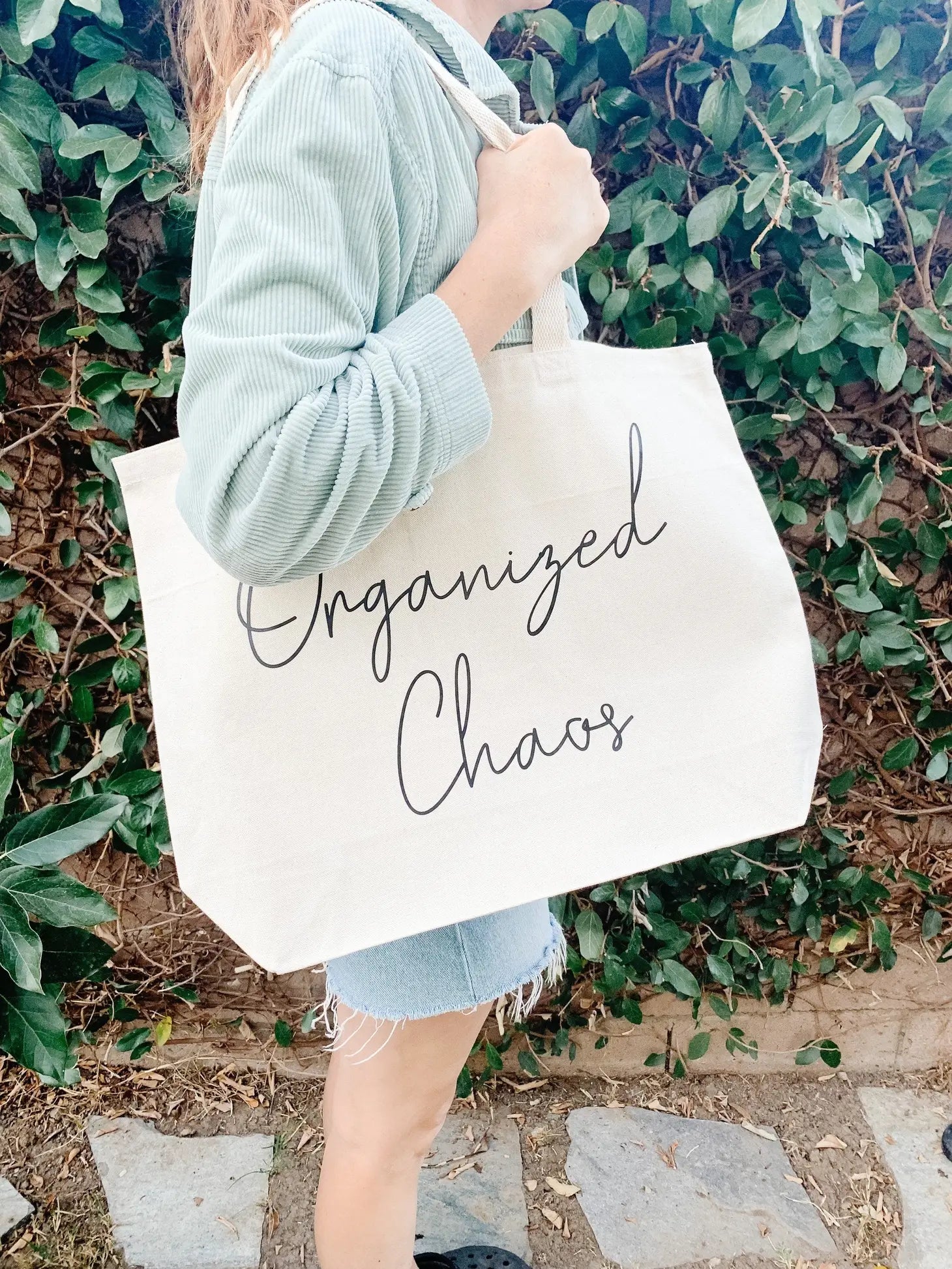 Organized Chaos Large Tote Bag