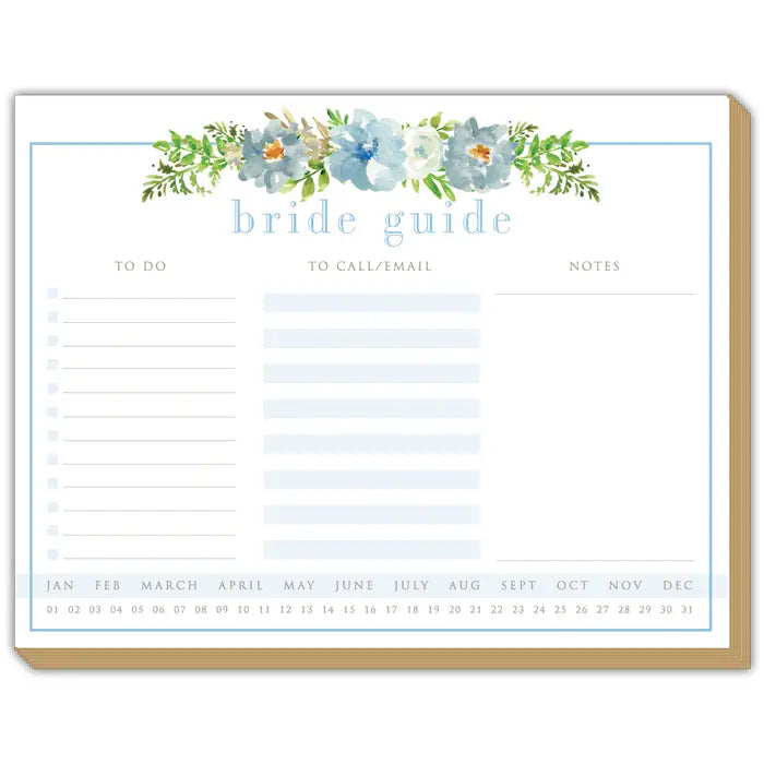 Bride Guide Blue Luxe Planner