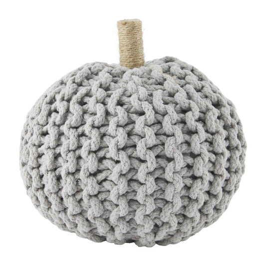Medium Grey Knit Fabric Pumpkin 