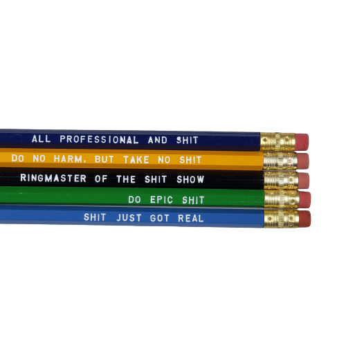 Oh Shit- Spunky Pencil Sets