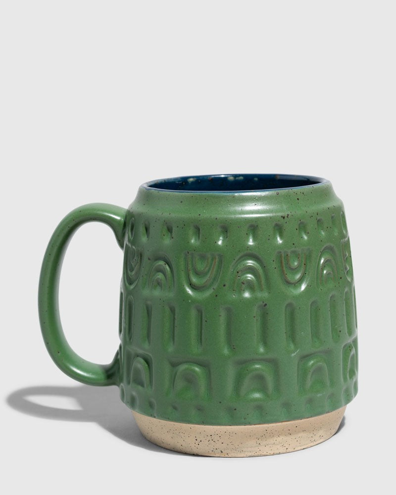 Rainbow Pine Stoneware Mug 