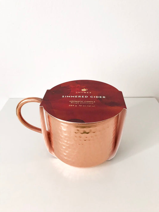 Simmered Cider Copper Cup Candle