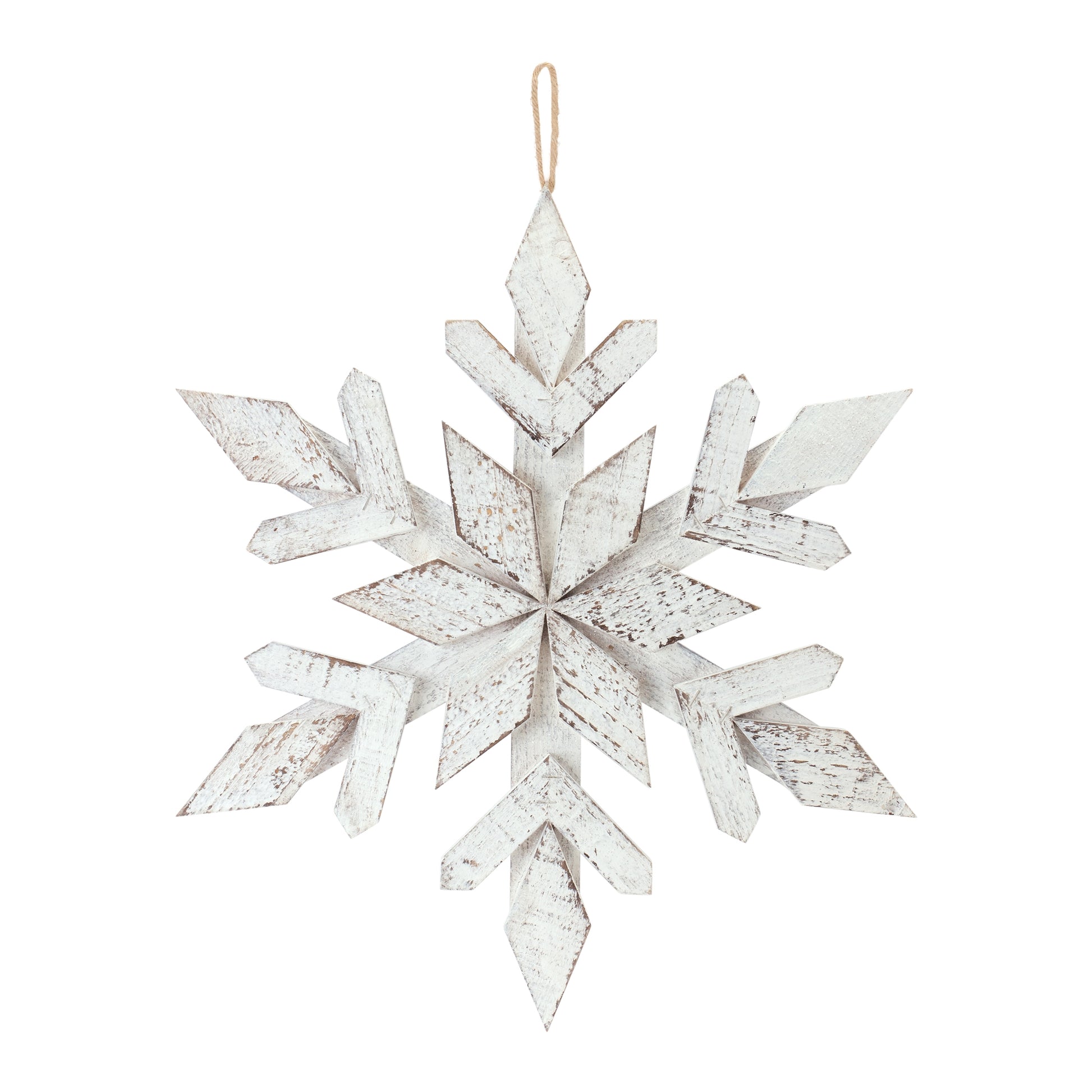 Wooden Snowflake Ornanments (Multiple Sizes)