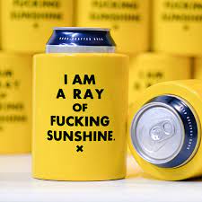 Ray of Sunshine Extra Thick Can Koozie